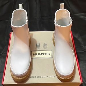 HUNTER Women's Refined Stitch-Detail Chelsea Boots